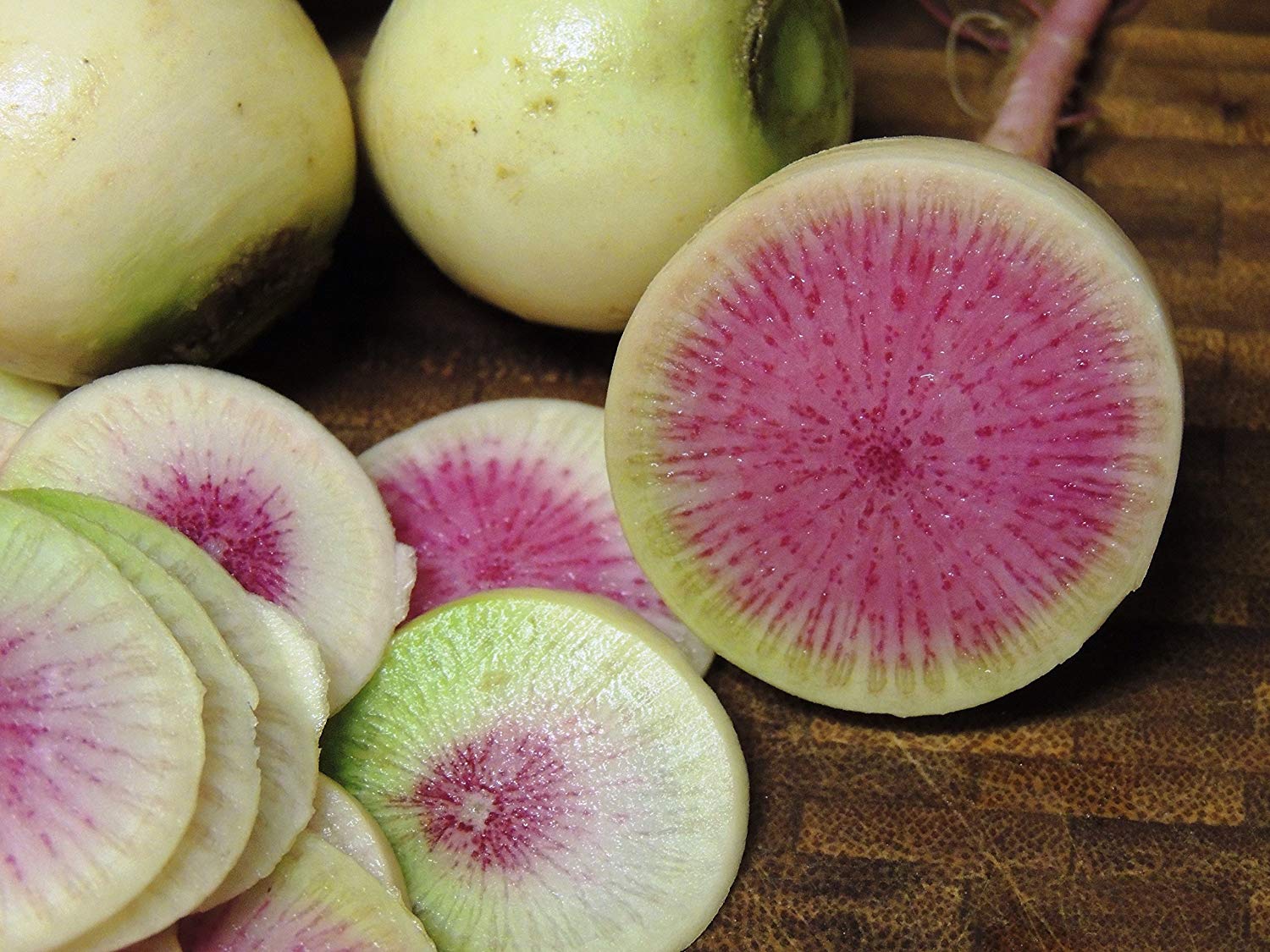 200+ Watermelon Radish Seeds – Chinese Red Heart Heirloom Variety, Non-GMO, Home Garden USA